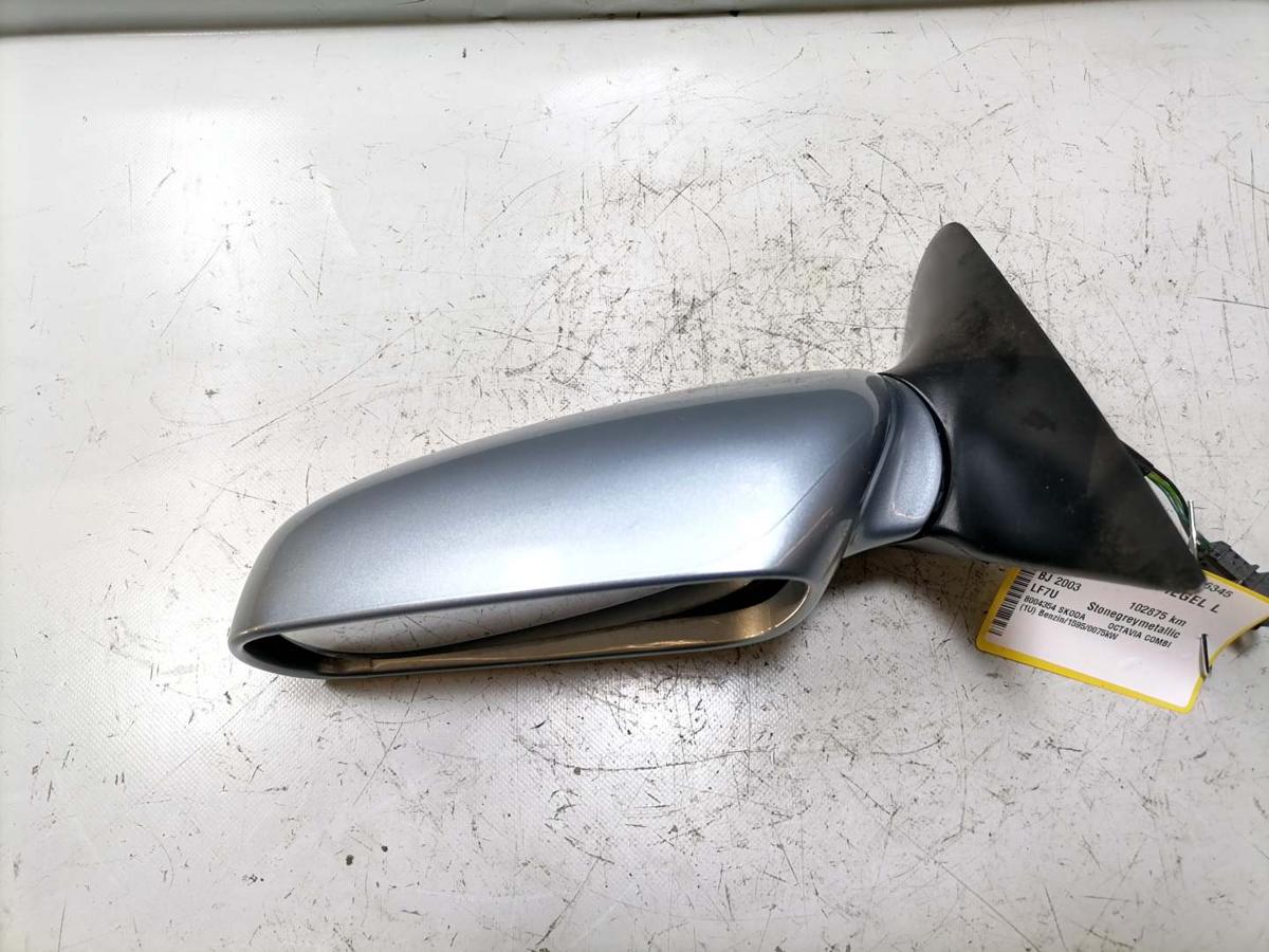 Skoda Octavia 1U original Au&szlig;enspiegel links elektrisch LF7U Stonegrey BJ03